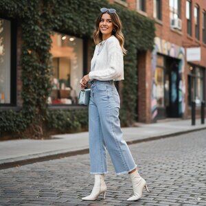 J.ing Auria Light Blue Ankle Jeans NWT